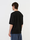 master-piece x Universal Works Black Brush Back Sweat S/S Billy Sweat