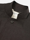The Brown Marl Tropical Suiting Two Button Jacket is shown from the back, laid flat against a plain white background. The image highlights the jacket's relaxed structure, two-piece sleeves, and side vents at the hem.