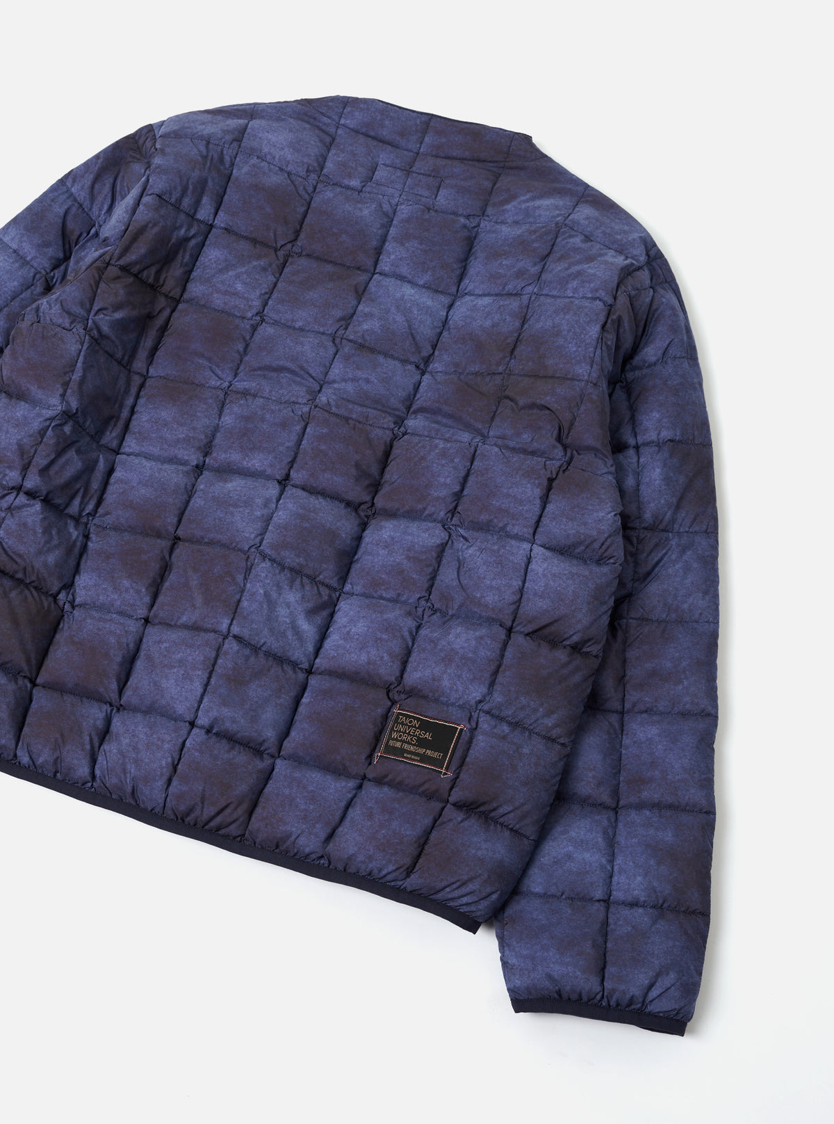 TAION x Universal Works Cloud Camo Nylon Soft Shell Down Cardigan