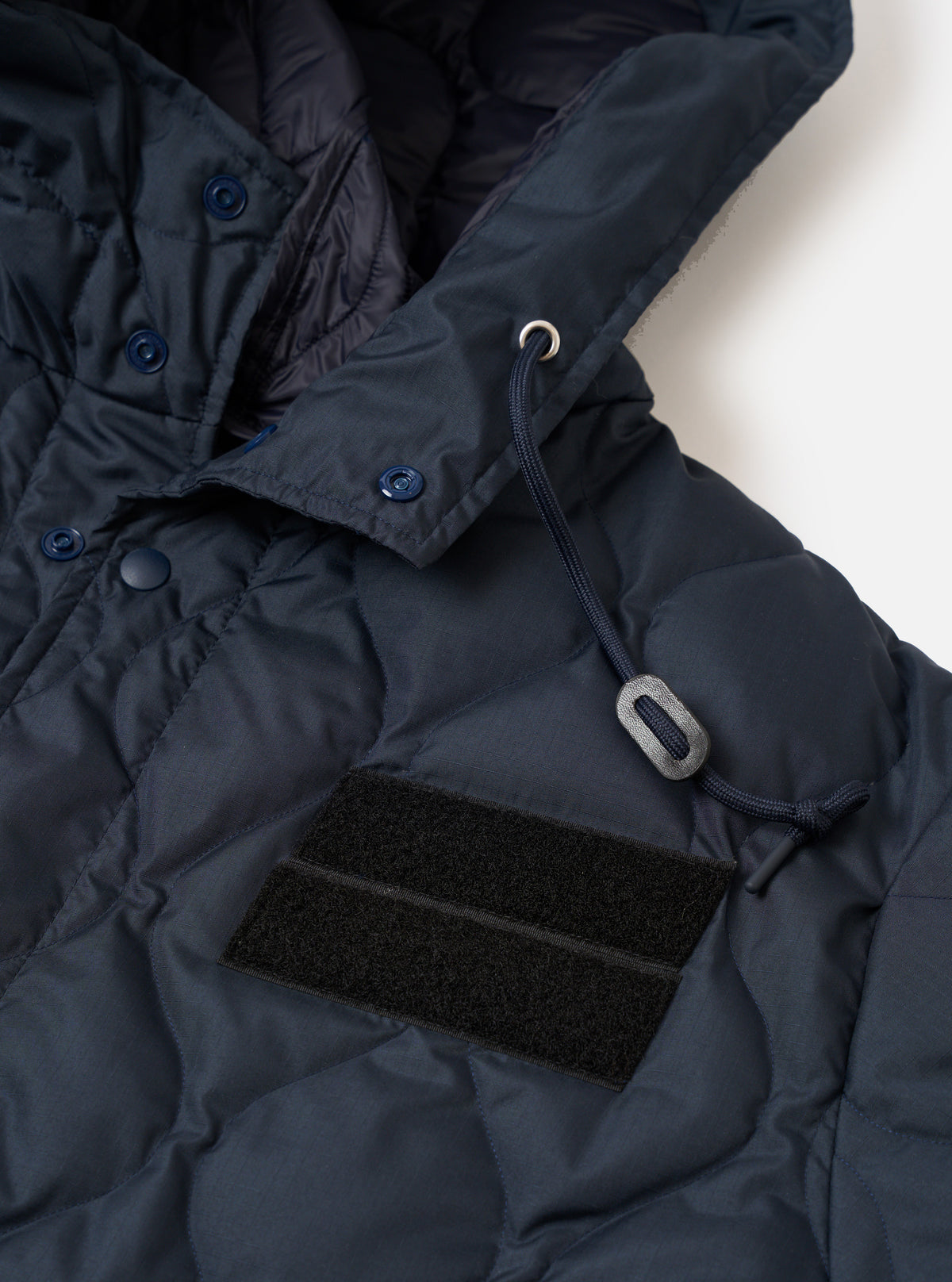 TAION x Universal Works Dark Navy Military Hard Shell Down Mod Parka