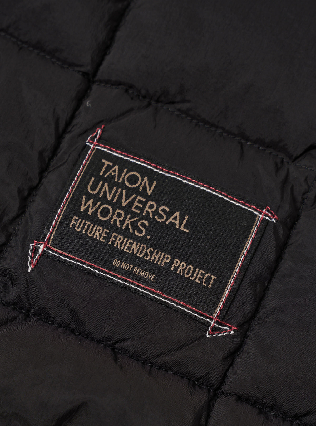 TAION x Universal Works Black Nylon Soft Shell Down Rams Jacket