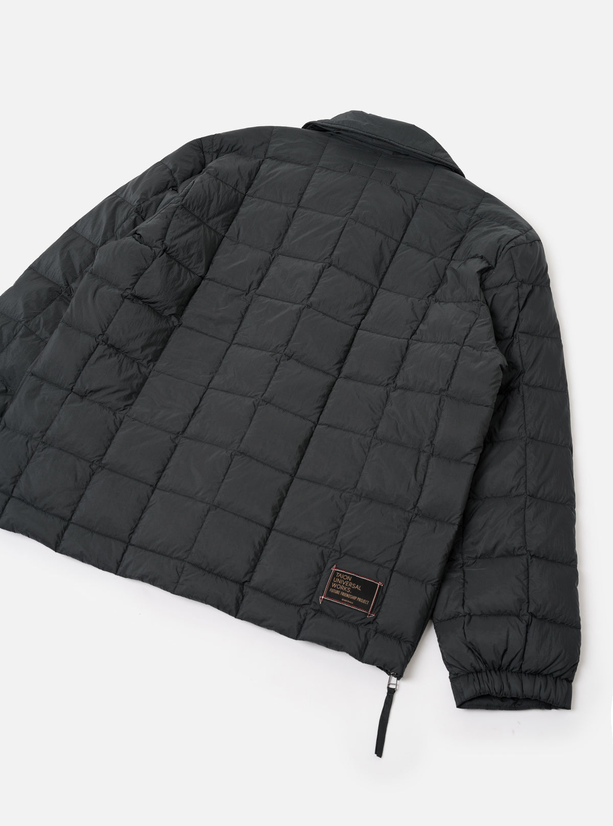 TAION x Universal Works Charcoal Nylon Soft Shell Down Rams Jacket