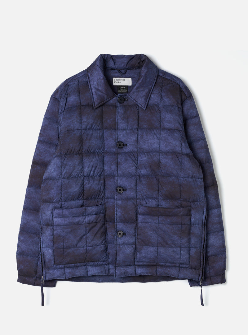 TAION x Universal Works Cloud Camo Nylon Soft Shell Down Rams Jacket
