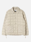 TAION x Universal Works Ice Grey Nylon Soft Shell Down Rams Jacket