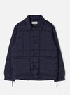 TAION x Universal Works Navy Nylon Soft Shell Down Rams Jacket