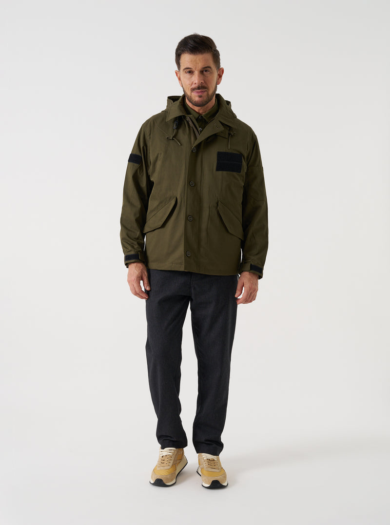 TAION x Universal Works Olive/Olive Twill Down RAF Jacket