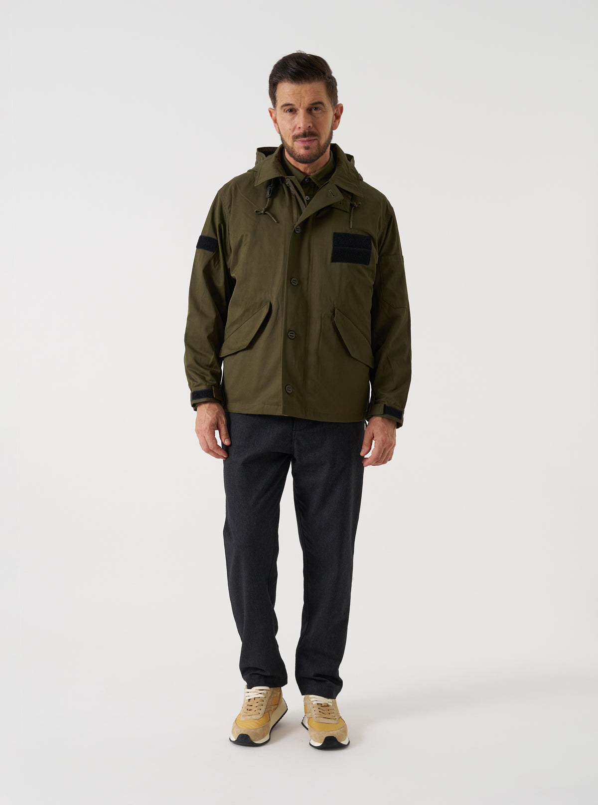 TAION x Universal Works Olive/Olive Twill Down RAF Jacket
