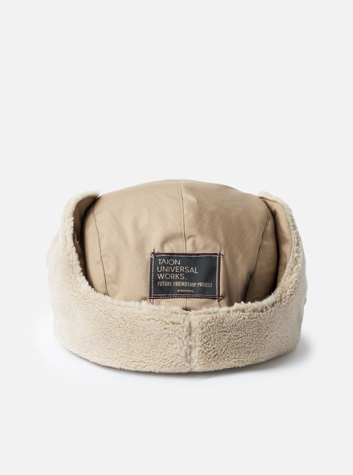 TAION x Universal Works Coyote/Beige Military Hard Shell Down Reversible Hat
