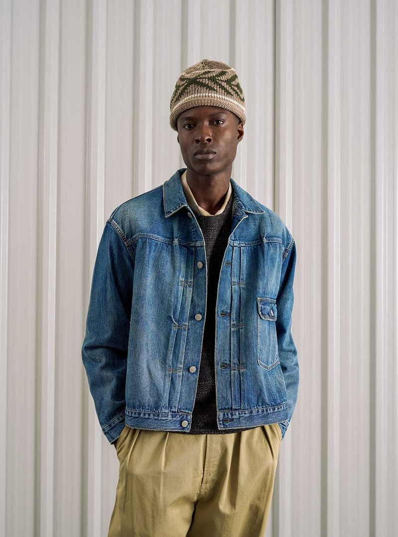 Ordinary Fits 011 Used Wash Indigo Denim Jacket