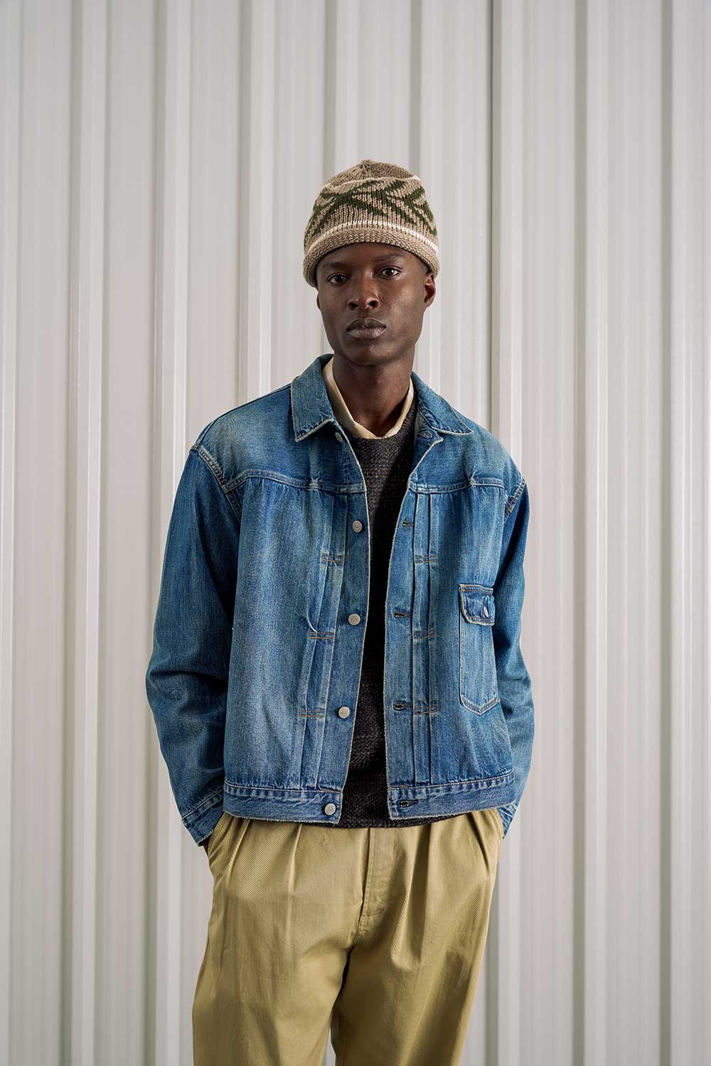 Ordinary Fits 011 Used Wash Indigo Denim Jacket