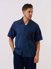 Limited Edition Navy Mixed Check Camp Shirt