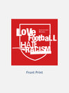 Red Single Jersey Charity Football Tee