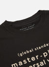 master-piece x Universal Works Black Single Jersey Print Tee