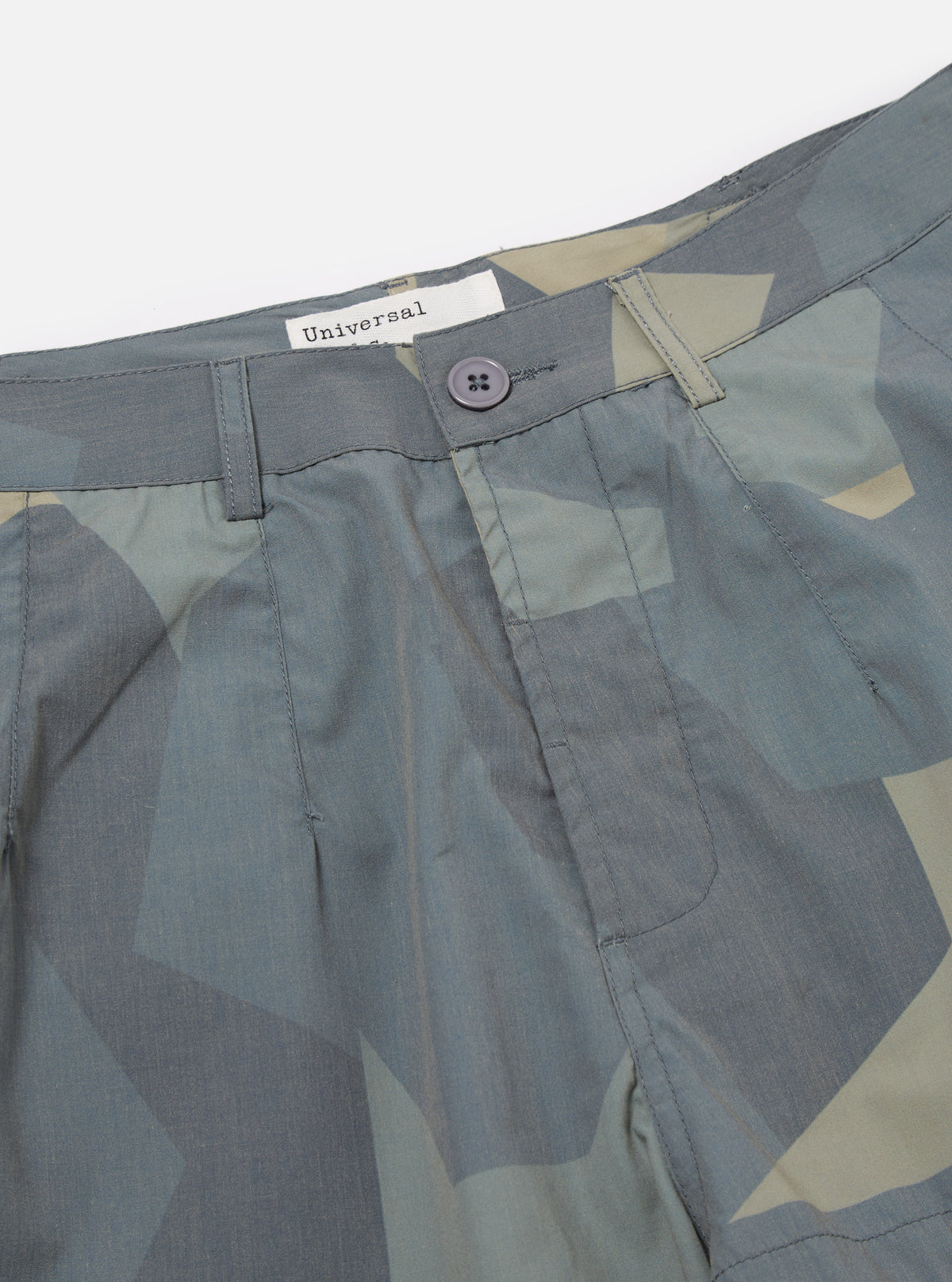 master-piece x Universal Works Blue Camo Recycled Polytech Loose Pilot Trouser