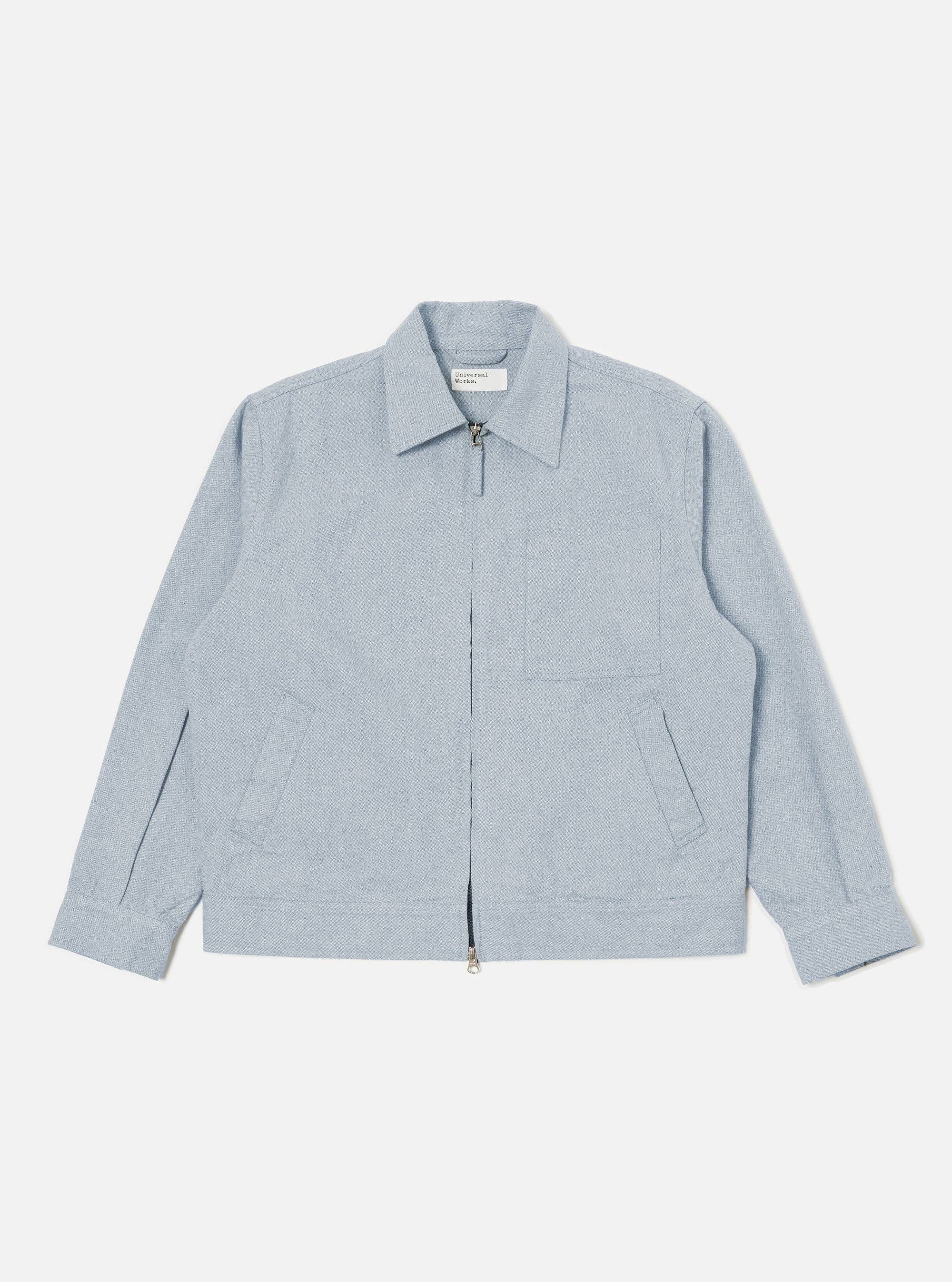 Indigo Reworked Jean Cloth Rose Bowl Jacket