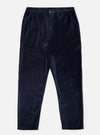 The Navy Velveteen Military Chino pants are displayed on a white background. The pants are a rich navy color and made of soft velveteen material.