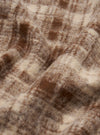 Sand Patch Check Fleece Cardigan
