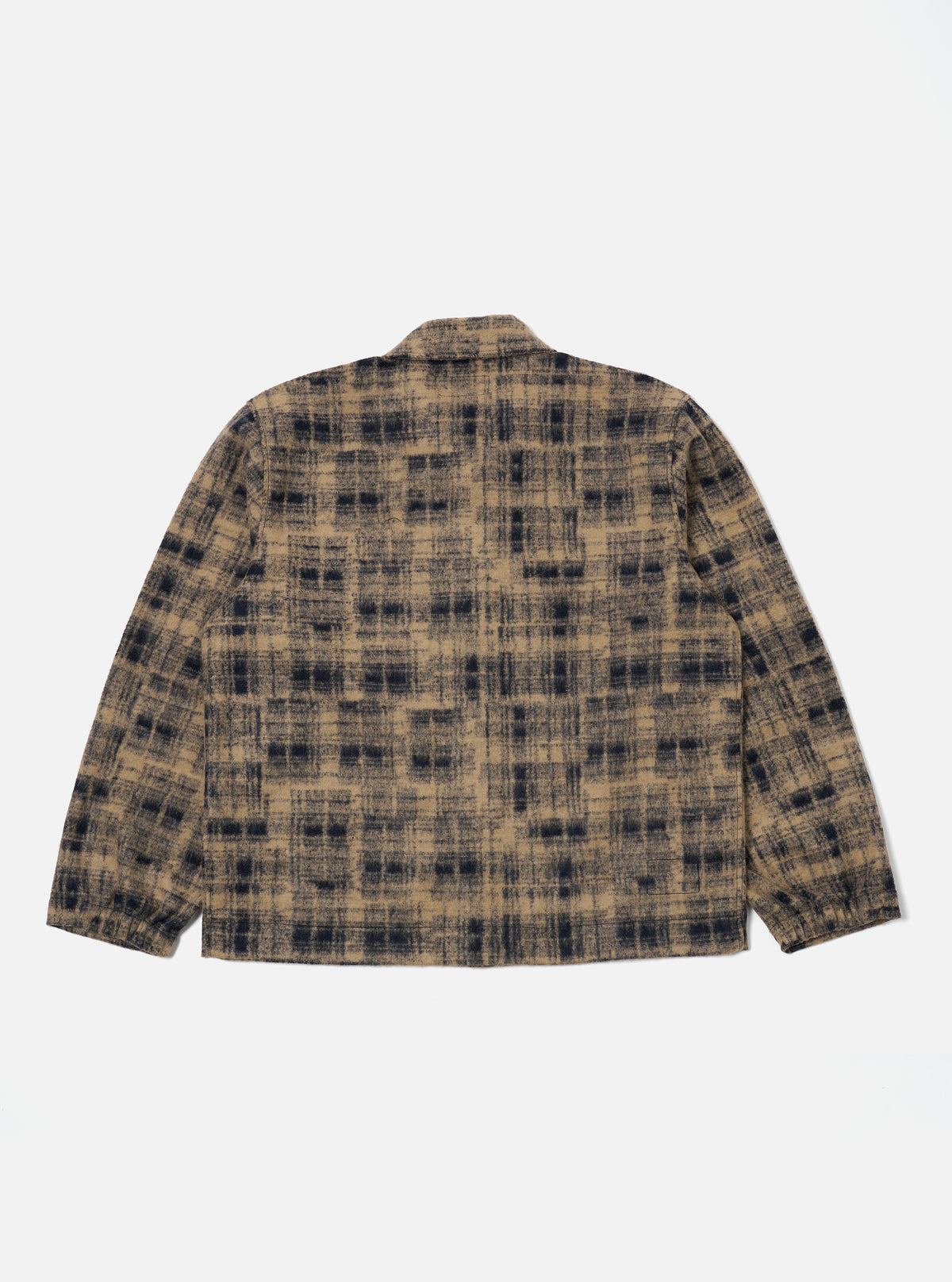 Navy Patch Check Fleece Rams Jacket