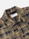 Navy Patch Check Fleece Rams Jacket