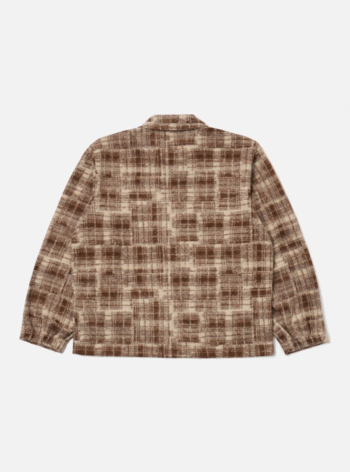 Sand Patch Check Fleece Rams Jacket