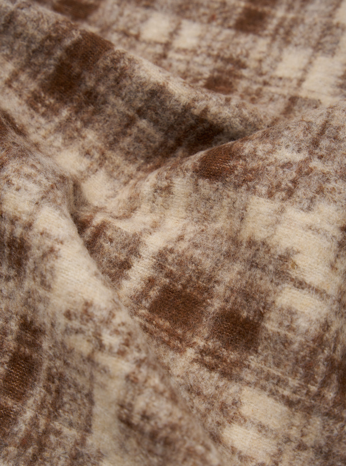 Sand Patch Check Fleece Rams Jacket