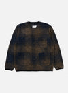 Navy Deca Check Cardigan