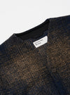 Navy Deca Check Cardigan