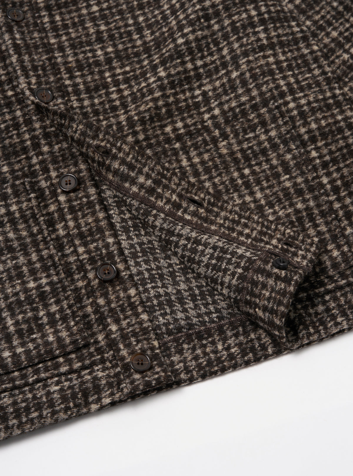 Brown Jacquard Knit Advance Cardigan