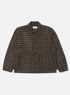Brown Jacquard Knit Rams Jacket
