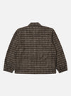 Brown Jacquard Knit Rams Jacket