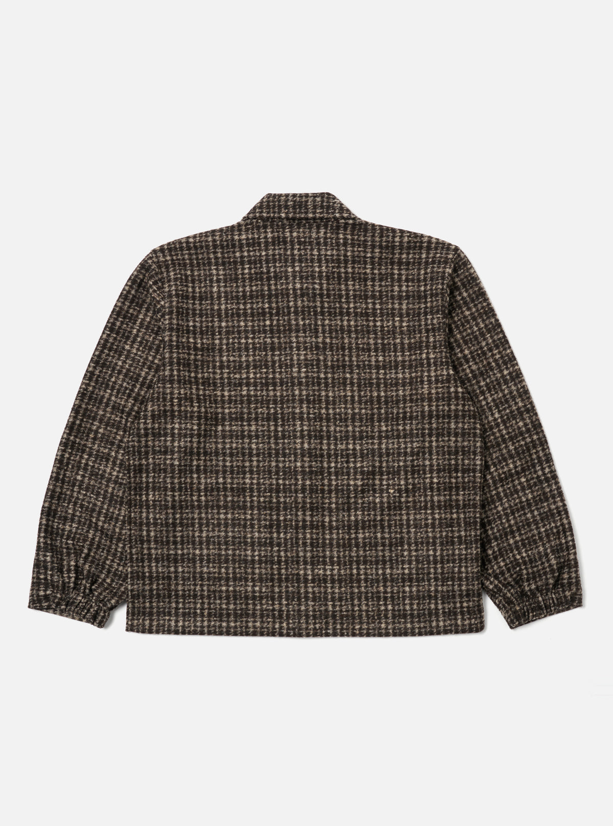 Brown Jacquard Knit Rams Jacket