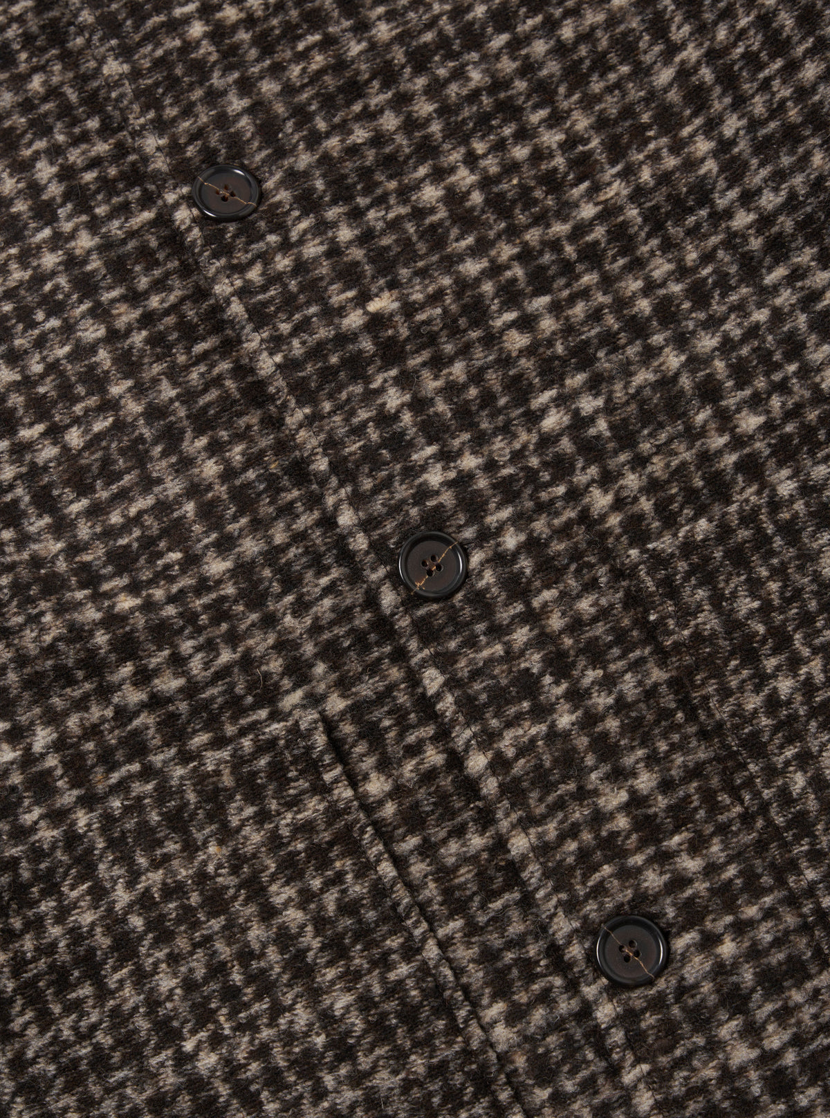 Brown Jacquard Knit Rams Jacket