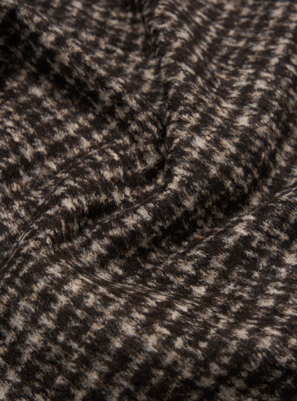 Brown Jacquard Knit Rams Jacket