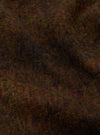 Close-up of the Brown Alps Fleece Zip Liner Jacket material. The brown fleece has hints of red and green. The fabric is draped to show texture.