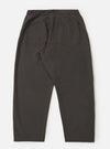The back of the Brown Marl Tropical Suiting Dutch Pant is shown laid flat against a plain white background. The image highlights the wide-leg cut, two large rear patch pockets, and buttoned waist adjusters on the side.