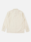 The Ecru Broadcloth Lucky Shirt is displayed flat against a plain white background. The shirt features a relaxed fit, a pointed collar, a full button-down front, and a single chest pocket.