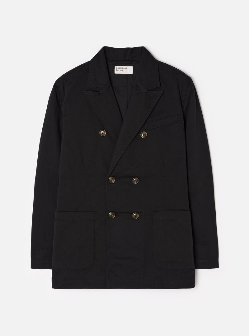 Black Twill Manor Jacket