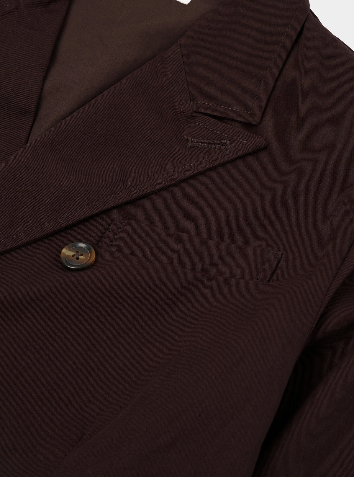 Brown Twill Manor Jacket
