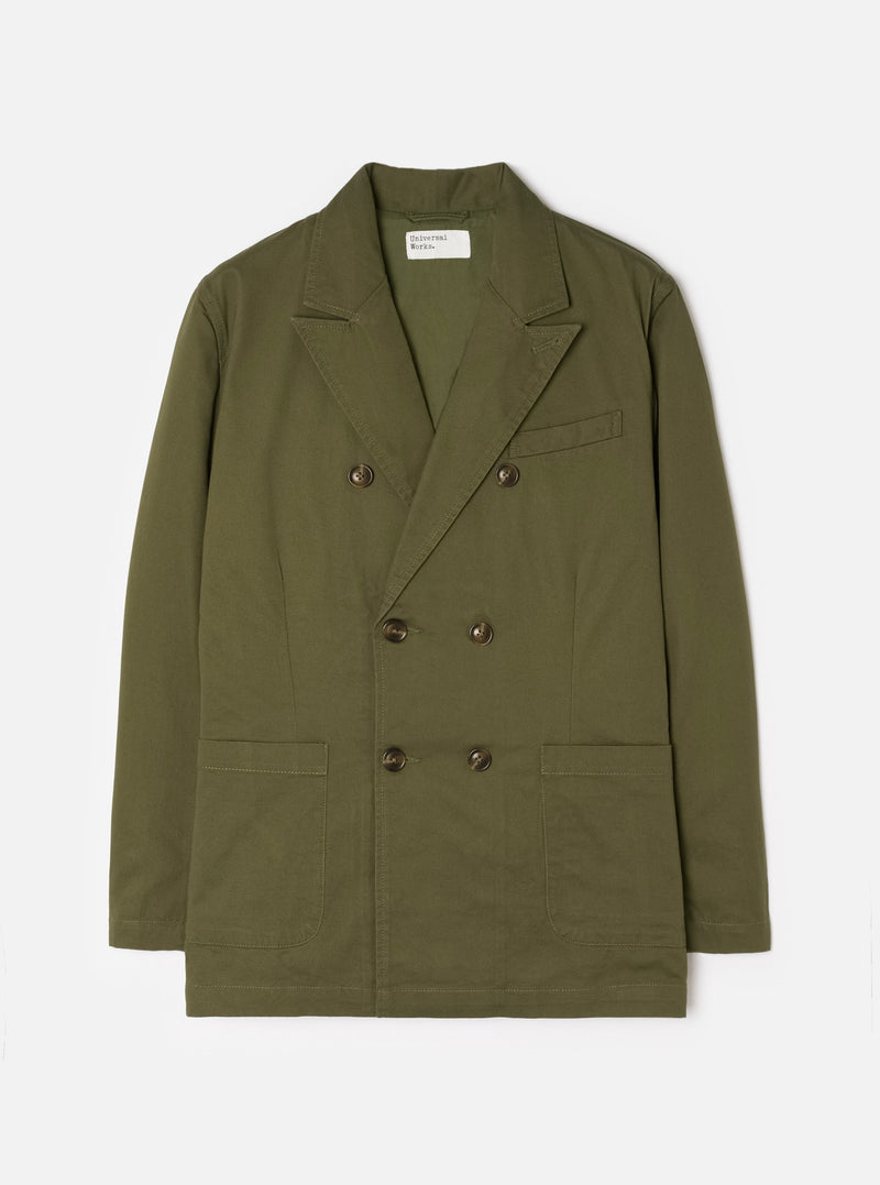 Olive Green Twill Manor Jacket