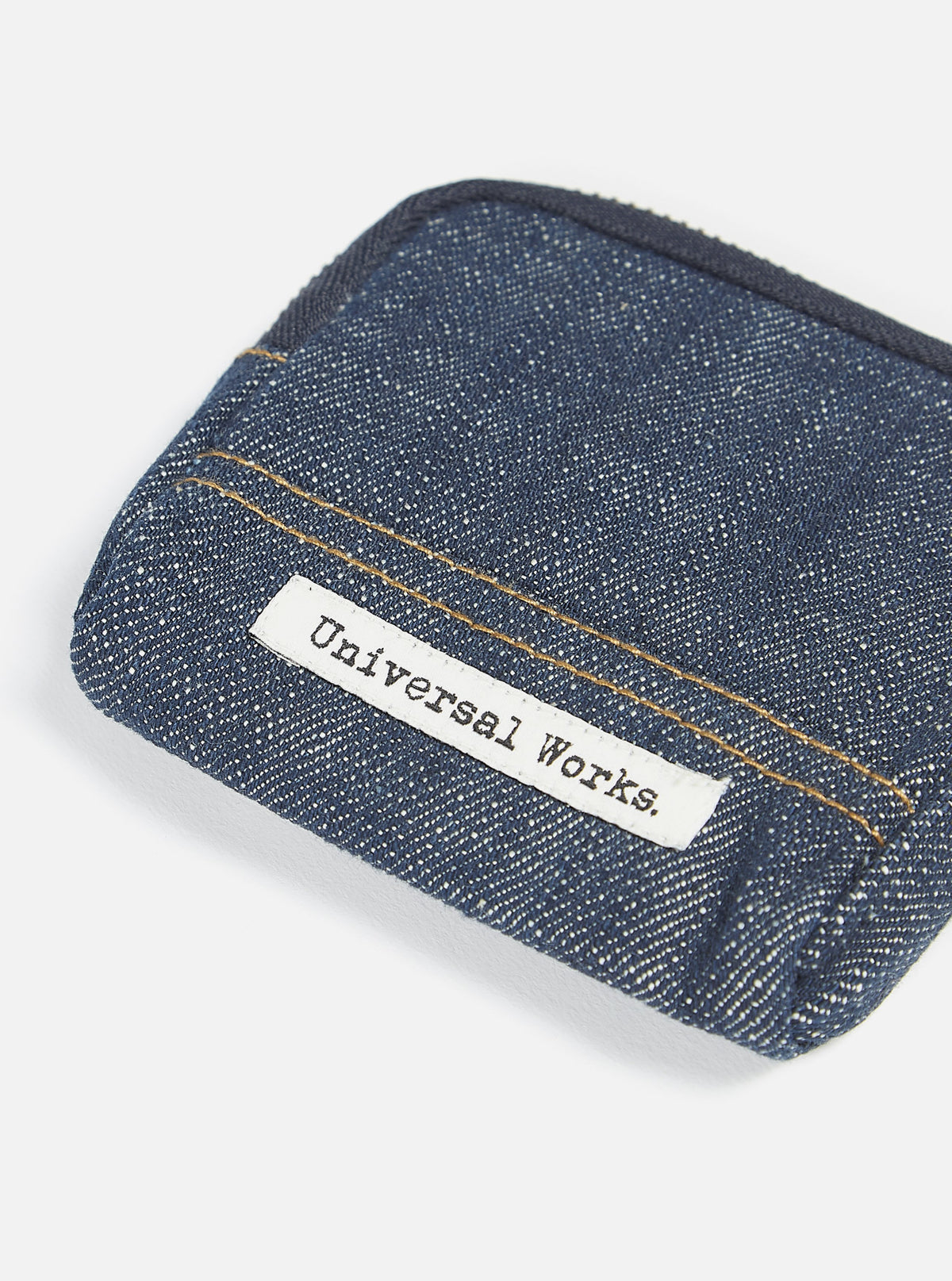 Universal Works Dollar Coin Pouch in Indigo Denim