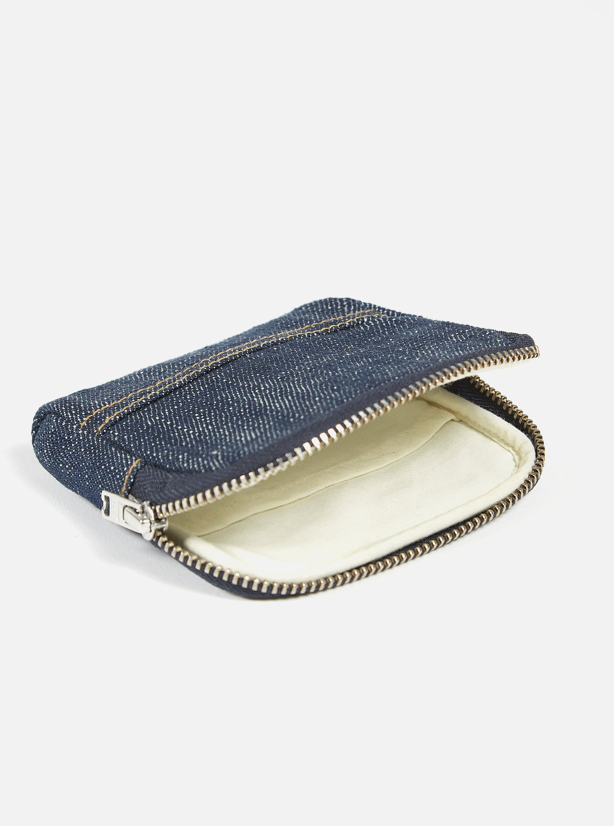 Universal Works Dollar Coin Pouch in Indigo Denim