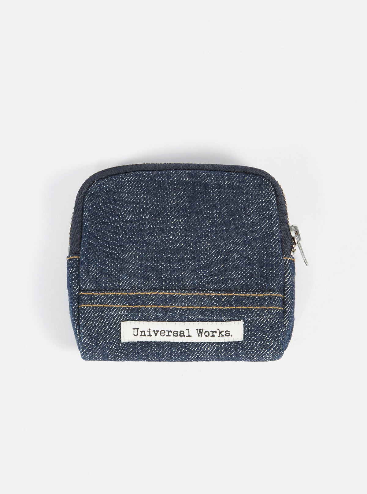 Universal Works Dollar Coin Pouch in Indigo Denim