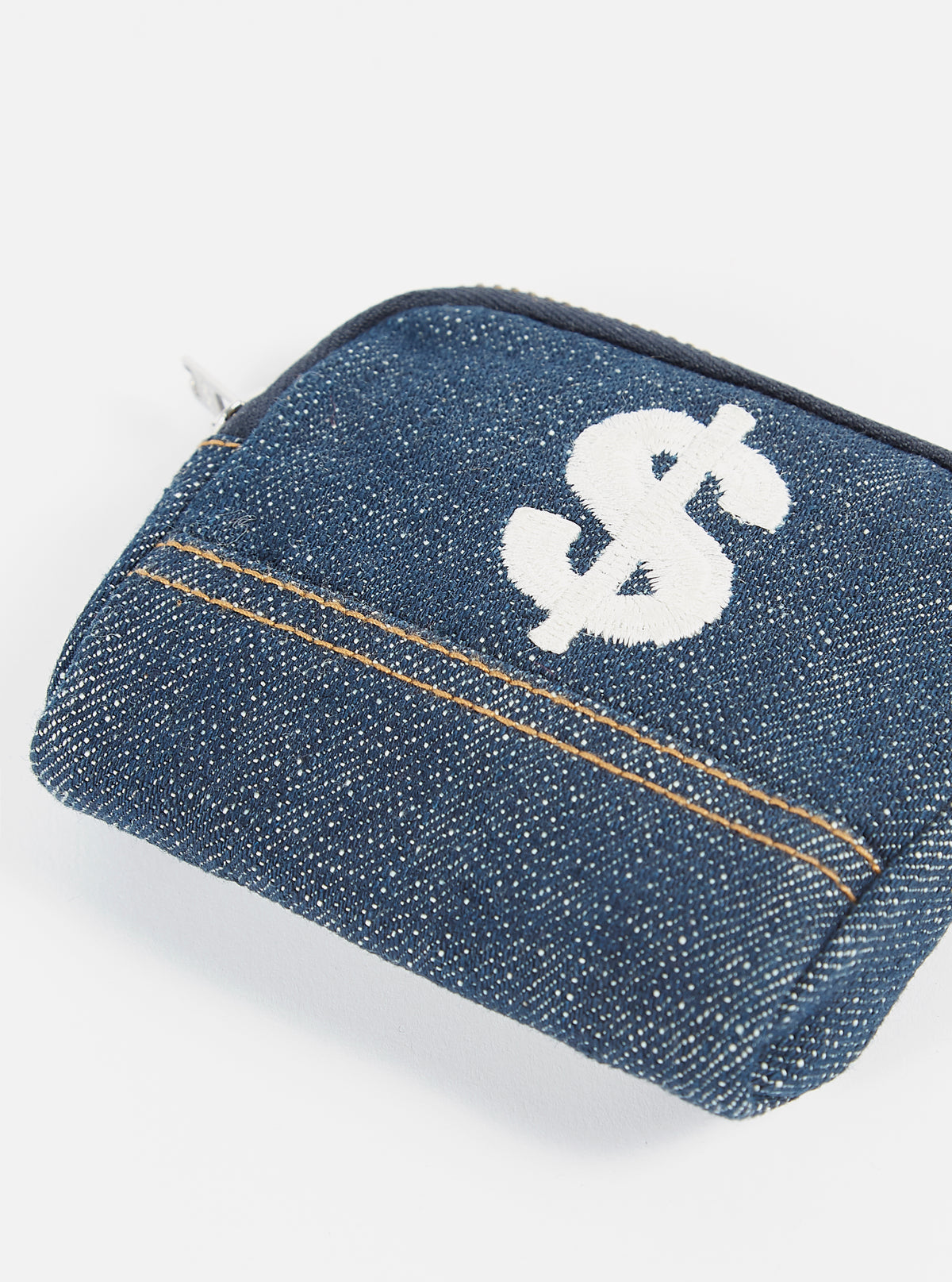 Universal Works Dollar Coin Pouch in Indigo Denim